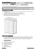 Preview for 1 page of Sealey Power Products GSS150819SD Instructions Manual