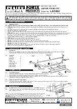 Sealey Power Products LAD002 Instructions preview