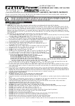 Sealey Power Products SAC00015 Instructions preview