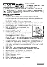 Preview for 1 page of Sealey Power Products SCF7W Instructions