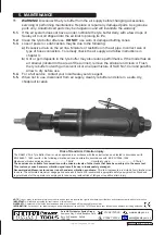 Предварительный просмотр 3 страницы Sealey Power Tools SA651.V3 Instructions