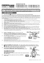 Предварительный просмотр 2 страницы Sealey POWERMIG2500 Instructions Manual