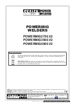 Preview for 12 page of Sealey POWERMIG2750.V2 Instructions Manual