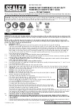 Preview for 1 page of Sealey POWERSTART PSTART1000HD Instructions