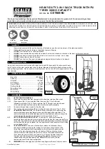 Preview for 1 page of Sealey Premier CST989HD Quick Start Manual