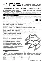 Sealey PROJ1612V Instructions preview