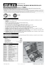 Sealey PS9821 Instructions preview