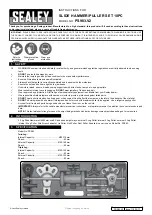 Sealey PS983 Instructions preview