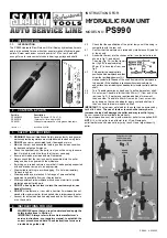 Sealey PS990 Instructions preview