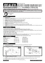 Sealey PTB104008SS Instructions предпросмотр