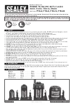 Sealey PTBJ2 Instructions preview