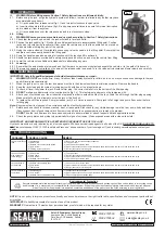 Preview for 2 page of Sealey PTBJ2 Instructions