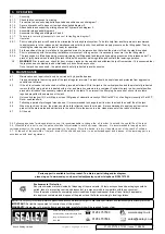 Preview for 3 page of Sealey PTJ30 Instructions