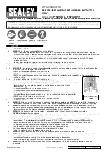 Sealey PW1500 Instructions preview