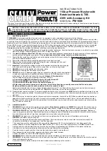 Sealey PW1600 Instructions предпросмотр