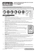 Sealey PW1601 Instruction Manual preview