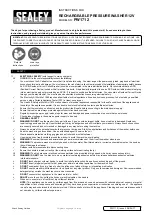 Preview for 1 page of Sealey PW1712 Instructions