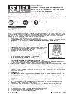 Preview for 1 page of Sealey PW1750 Instructions For