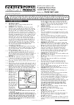 Preview for 1 page of Sealey PWRSTART 4400 Instruction Manual