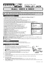 Sealey Quality Machinery 2080CX Quick Start Manual предпросмотр