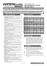 Sealey Quality MACHINERY YAJ15-30 Instructions предпросмотр