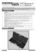 Предварительный просмотр 1 страницы Sealey RE101.V2 Instructions