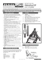 Preview for 1 page of Sealey RJA1450 Instructions