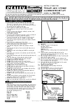 Sealey RJA1550 Instructions предпросмотр