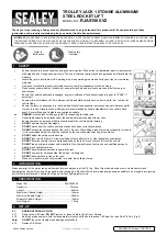 Preview for 1 page of Sealey RJAS1500.V2 Quick Start Manual