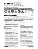 Sealey ROADSTART RS105.V4 Instructions предпросмотр