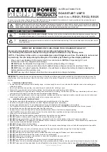 Preview for 1 page of Sealey RS121 Instructions