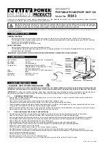 Preview for 1 page of Sealey RS13 Instructions