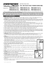 Preview for 1 page of Sealey RW2500/12.V2 Instructions