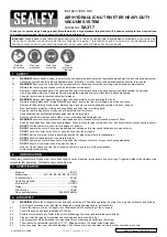 Preview for 1 page of Sealey SA317 Instructions