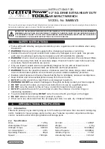 Sealey SA5/S.V3 Instructions preview