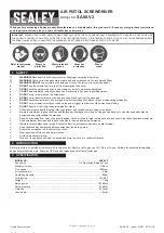 Preview for 1 page of Sealey SA58.V2 Quick Start Manual