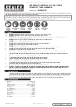 Preview for 1 page of Sealey SA6004.V2 Manual