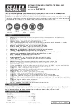 Sealey SA722.V3 Instructions preview