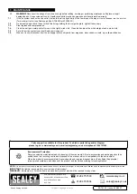 Preview for 4 page of Sealey SA791.V2 Instructions