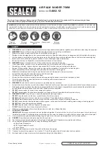 Preview for 1 page of Sealey SA802.V2 Instructions