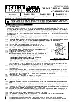 Preview for 1 page of Sealey SA951015 Instructions