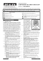 Sealey SAC2420E.V2 Instructions preview