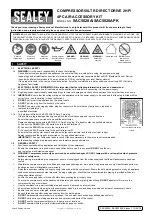 Preview for 1 page of Sealey SAC5020A Manual