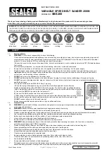 Sealey SBS260 Instructions предпросмотр