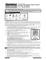 Предварительный просмотр 1 страницы Sealey SCI12S Instructions