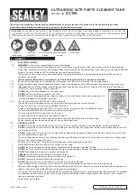 Preview for 1 page of Sealey SCT09 Manual