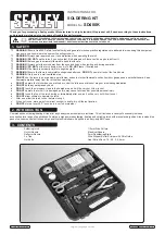 Предварительный просмотр 1 страницы Sealey SD400K Instructions