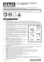 Sealey SDH50110V Manual предпросмотр