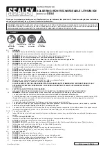 Sealey SDL6 Instructions preview