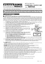 Sealey SDW50A Instructions preview